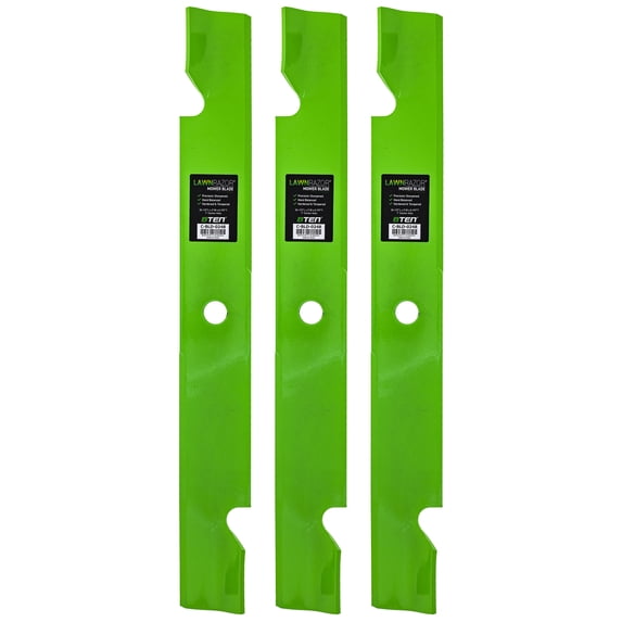 LawnRAZOR Blade for Exmark 103-6404 72 inch Deck Notched High Lift 3 Pack 810-CBL2460D