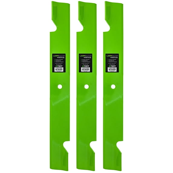 LawnRAZOR Blade for Exmark 72 inch Deck 103-2531-S Notched High Lift 3 Pack 810-CBL2485D