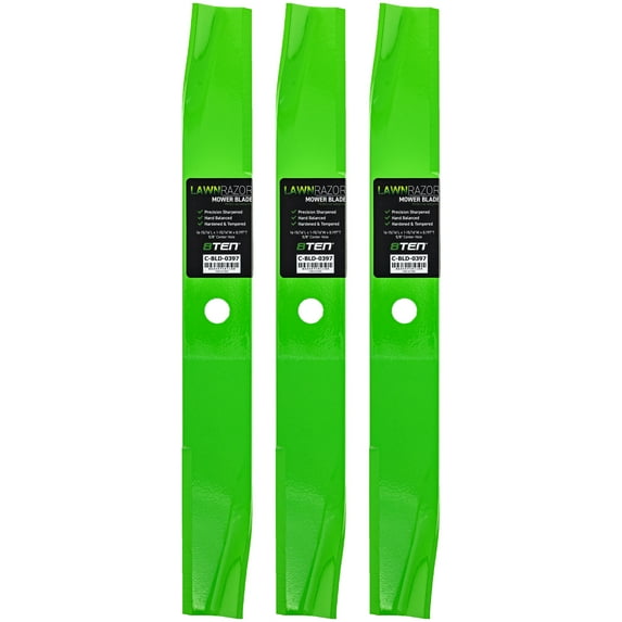 LawnRAZOR Blade for Gravely Pro Master 300 50-inch Deck 11234 High Lift 3 Pack 810-CBL2519D
