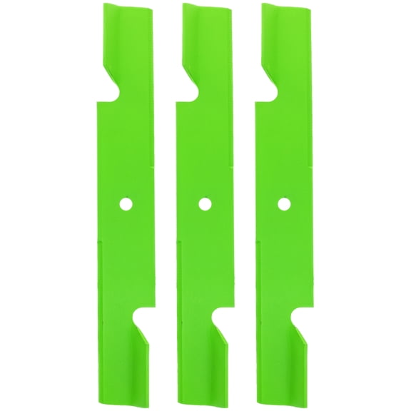 LawnRAZOR Blade for Hustler Raptor SD XD X-ONE 60-inch Notched High Lift 3 Pack 810-CBL2710D