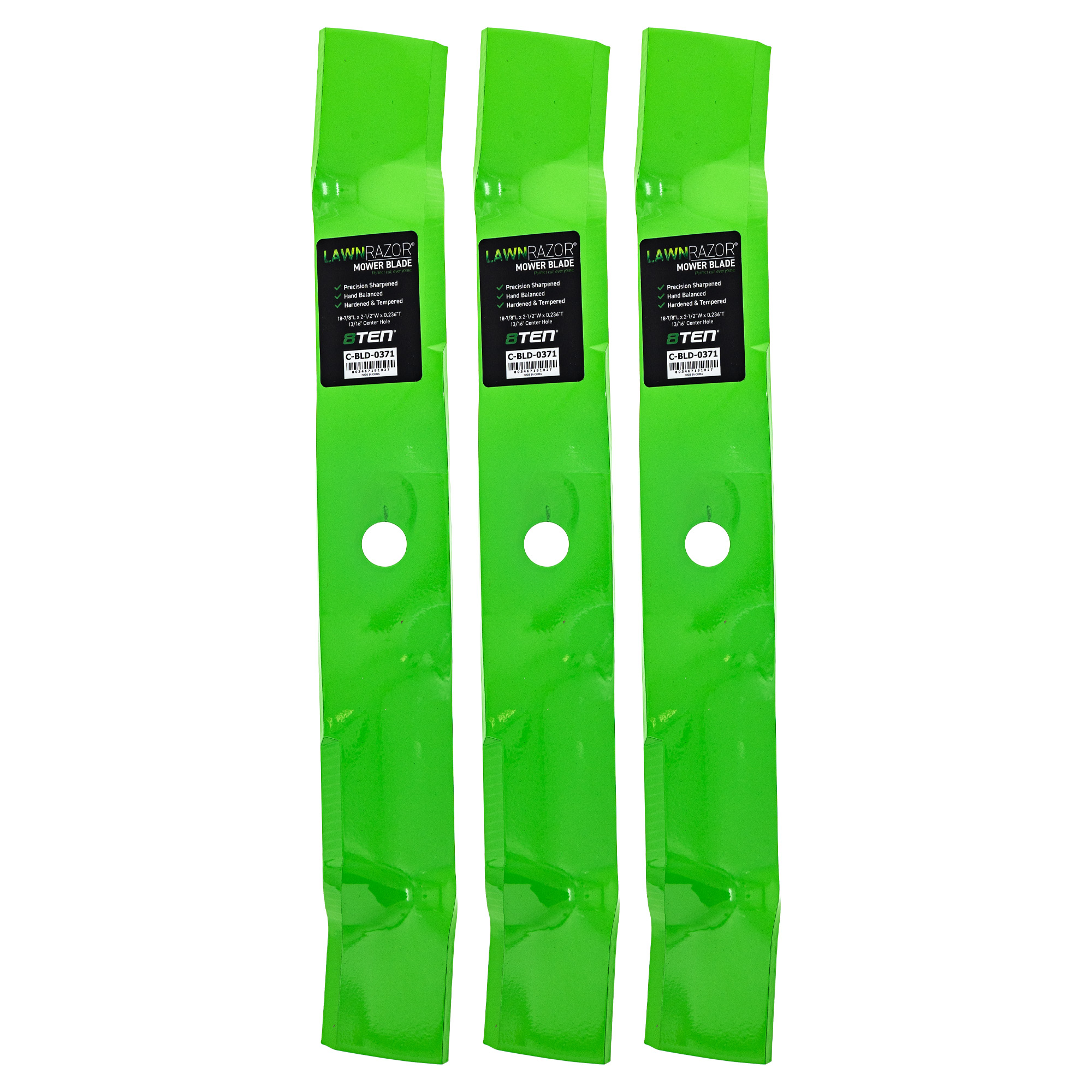 Oregon 396719 3 Gator G6 Blades John Deere EZTrak Z425 Z435 Z445 Z525E