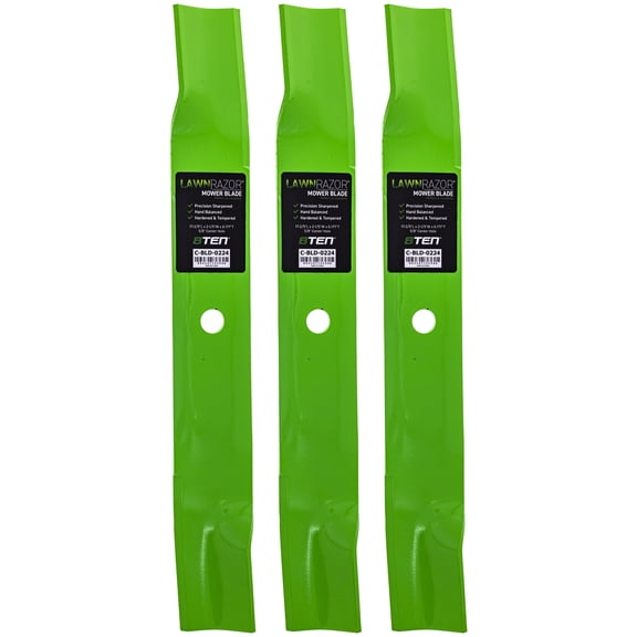 LawnRAZOR Blade for Toro Quest S Time Cutter Z 50 Deck 142-6453-S High Lift 3 Pack 810-CBL2446D