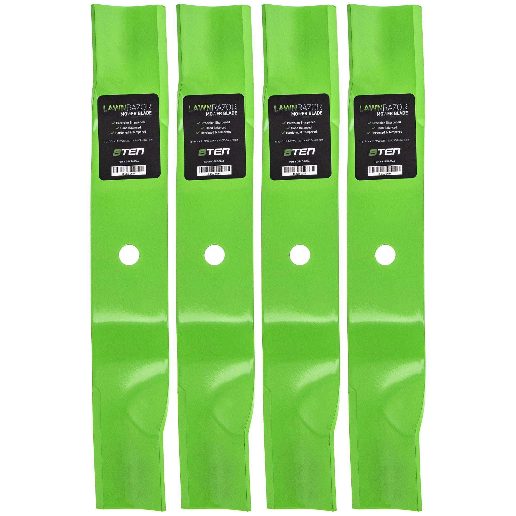 LawnRAZOR High Lift Blade 32 inch for Bobcat 112111-01 4 Pack 810