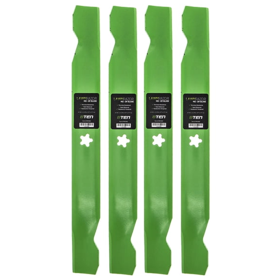 LawnRAZOR Notched High Lift Blade Set for 42 inch AYP Husqvarna 134149 4 Pack 810-CBL2224D