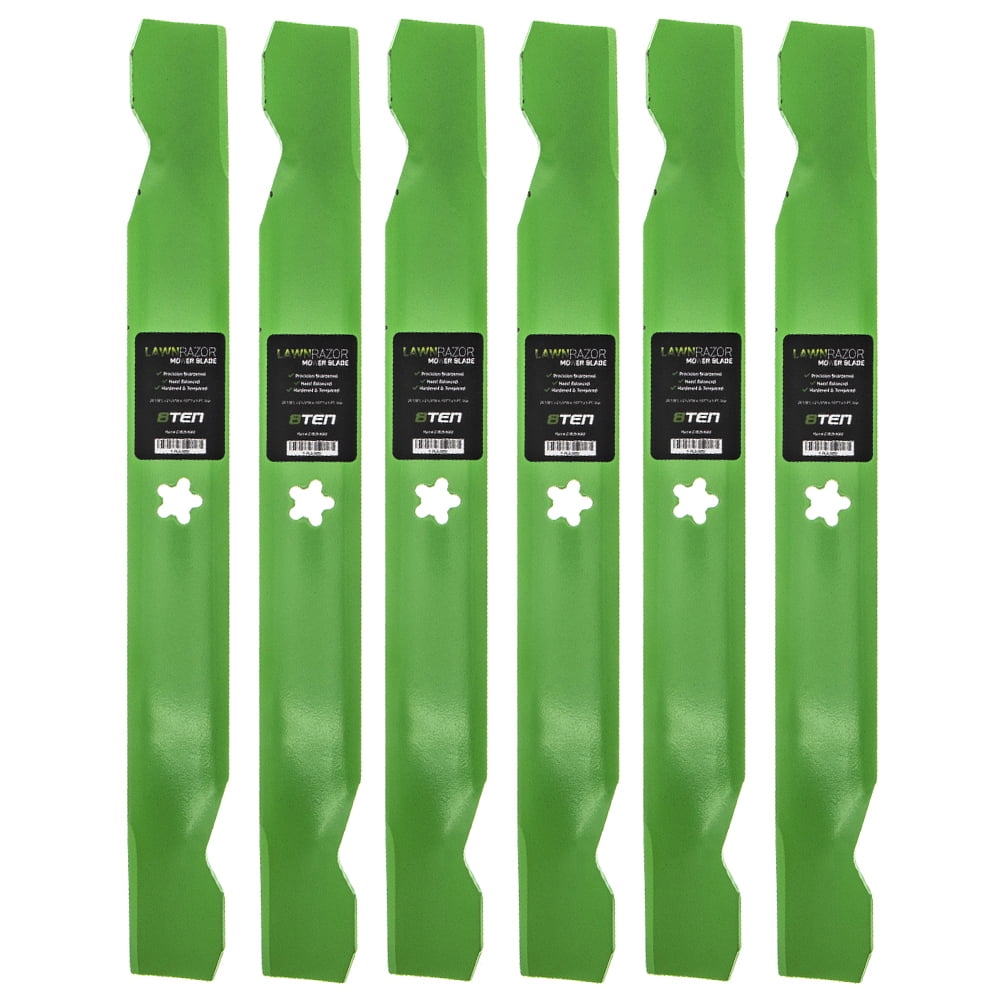 LawnRAZOR Notched High Lift Blade Set for 42 inch AYP Husqvarna 134149 ...
