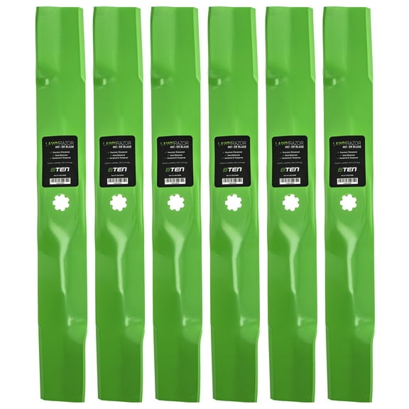 LawnRAZOR High Lift Blade for John Deere 42 inch LT160 6 Pack 810-CBL2250D