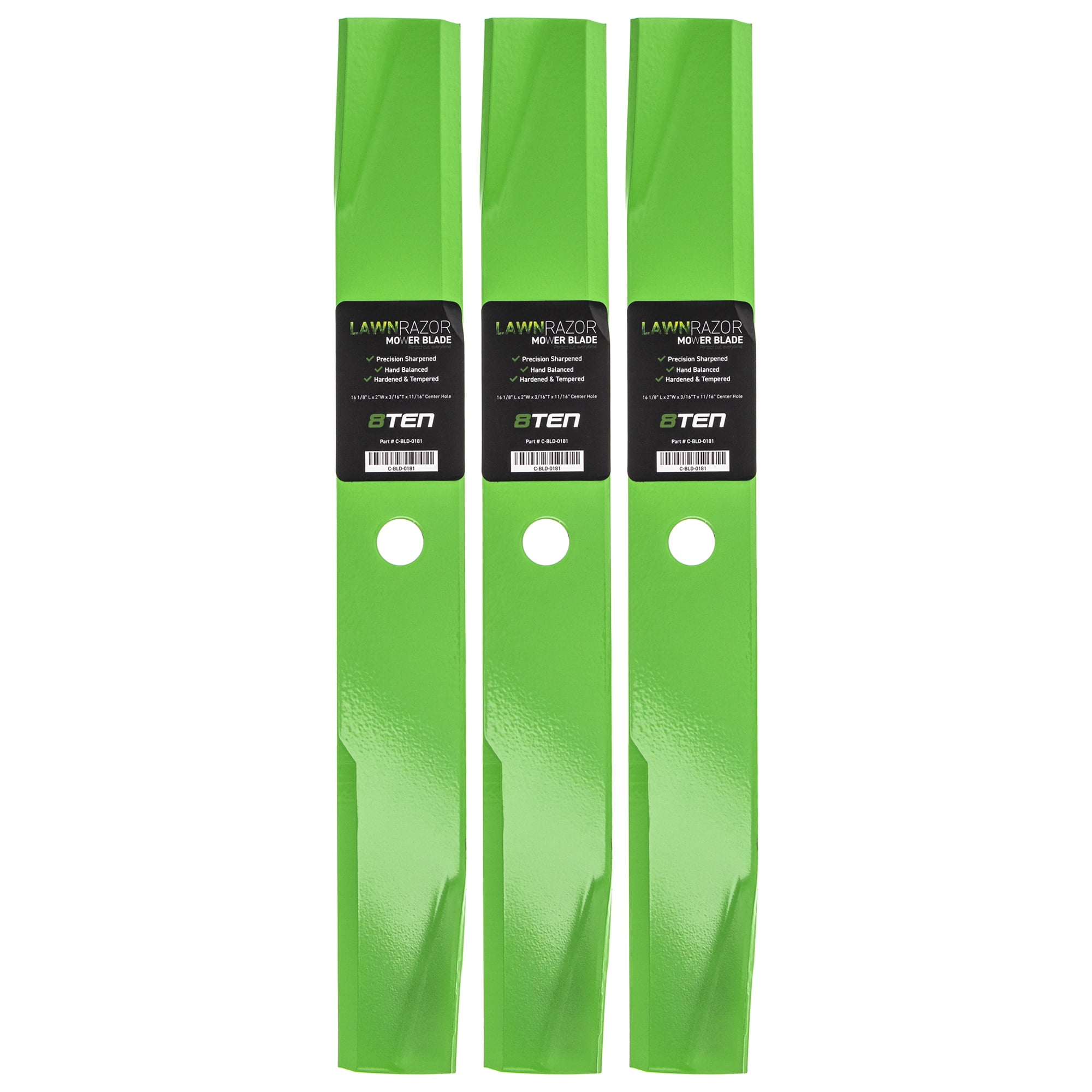 Stx Razor LawnRAZOR High Lift Blade for John Deere 46 inch STX46 M41967 3 Pack ...