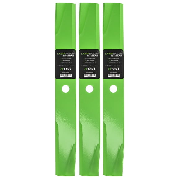 LawnRAZOR High Lift Blade for John Deere 46 inch STX46 M41967 3 Pack 810-CBL2303D