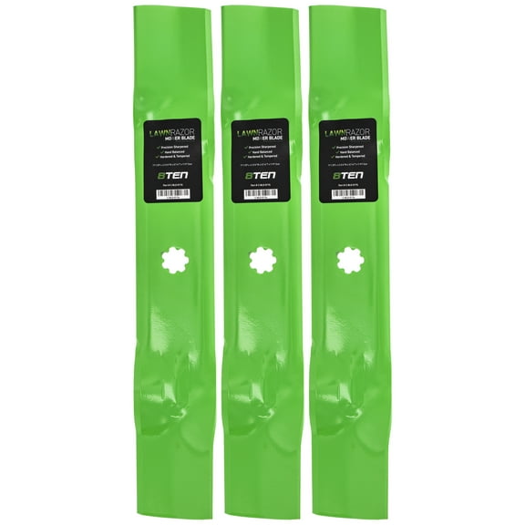 LawnRAZOR Mulching Blade for John Deere 48 inch LA140 GY20852 3 Pack 810-CBL2398D