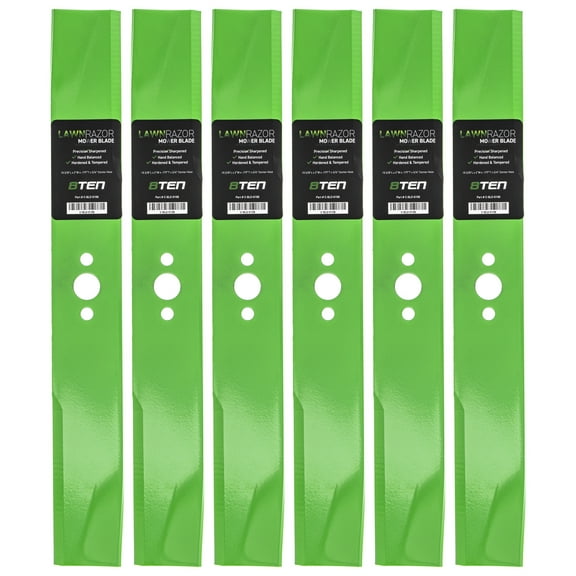 LawnRAZOR High Lift Blade for Kubota 44 inch 70712-34330 6 Pack 810-CBL2320D