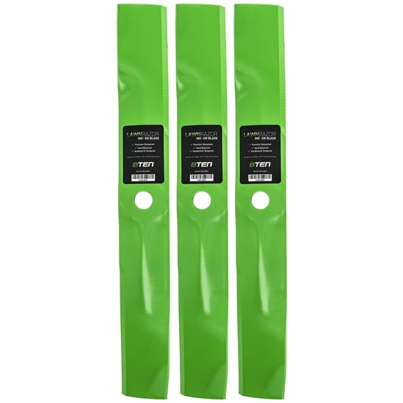 LawnRAZOR Medium Lift Blade for John Deere 54 inch 345 M115496 3 Pack 810-CBL2255D
