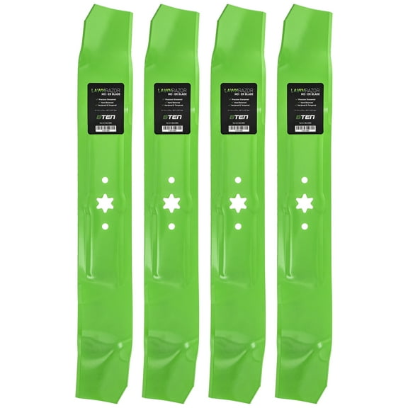 LawnRAZOR Mulching Blade Set for MTD Cub Cadet 742-04126 RZT42 4 Pack 810-CBL2226D