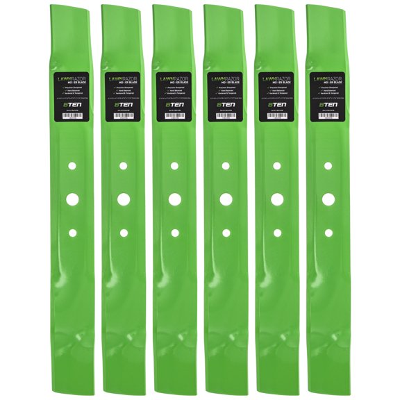 LawnRAZOR Mulching Blade for John Deere 42 inch L100 GX20249 6 Pack 810-CBL2308D