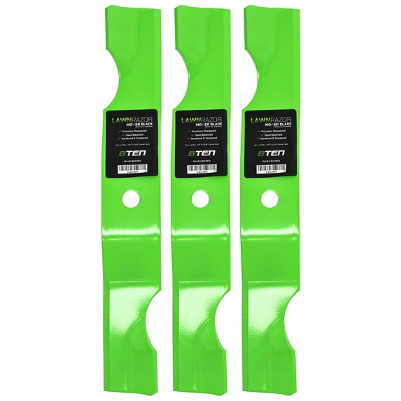 LawnRAZOR Notched High Blade 42 inch for Gravely ZT 42 04265400 3 Pack 810-CBL2296D