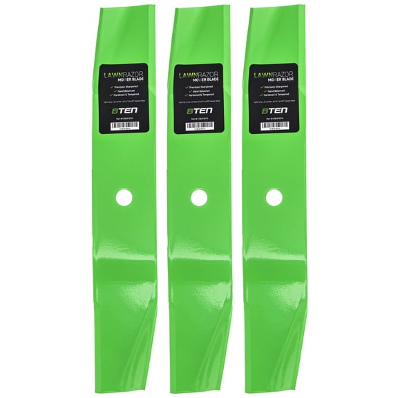 LawnRAZOR High Lift Blade for Ariens 44 inch Zoom 1844 01593900 3 Pack 810-CBL2436D