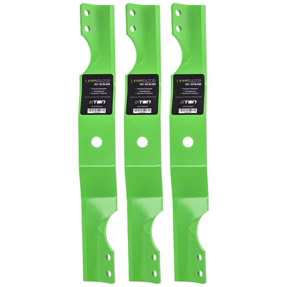 LawnRAZOR Notched Medium Lift Blade for Ariens 50 inch Zoom 50 03971900 3 Pack 810-CBL2432D
