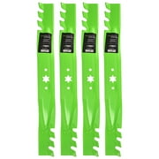 LawnRAZOR Toothed Blade for Cub Cadet MTD 42 inch 942-04308-X 4 Pack 810-CBL2378D