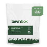 Lawnbox Grass Genie 10-0-6 100% Organic Spring Grass Fertilizer, 16 lb Bag Covers 2,500 sq ft, Quick and Slow Release Nitrogen with Humic Acid