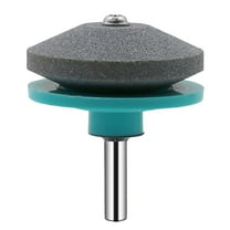 Lawnmower Dull Blade Sharpener Universal Lawn Mower for Power Hand Drill,Light blue,2.16*1.96 inch