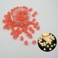 thumbnail image 1 of Lawor 50Pc Luminous Stones – Glow Rocks Decorations Diy Decorative Pebbles For Aquarium Fish Tank Sidewalk Garden Path Patio Terrace Lawn Yard Ornaments Colorful Cobbles Decor Orange 50Pc, 1 of 4