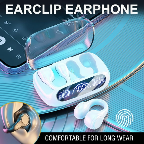 Lawor Ai Language Translation Earbuds, Clip On Earbuds Wireless Headphones Real-Time Translator For 144 Languages & Accents Headphones Translator Ideal For Travel Business Learning Translation Device