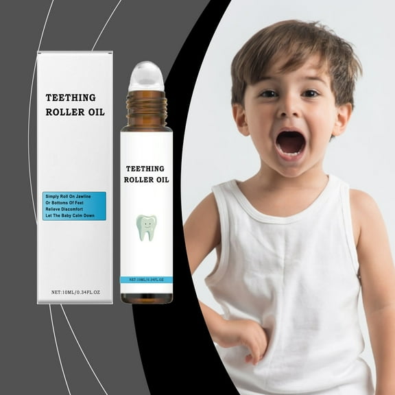 Lawor Teething Roller Natural Gentle Care Relief Rolle 10Ml White