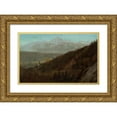 thumbnail image 1 of Lawrence Alma-Tadema 18x12 Gold Ornate Wood Frame and Double Matted Museum Art Print Titled - Mountain Landscape (1875-1912), 1 of 4