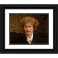 thumbnail image 1 of Lawrence Alma-Tadema 18x15 Black Ornate Wood Framed Double Matted Museum Art Print Titled - Portrait of Ignacy Jan Paderewski (1860-1941) (1890), 1 of 5
