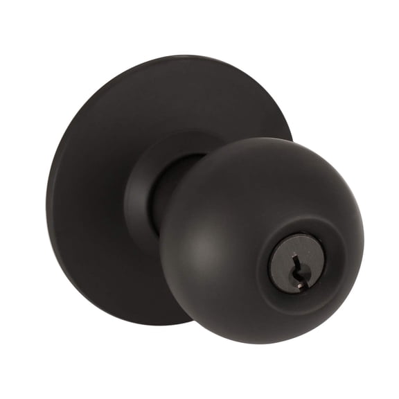 Lawrence Cylindrical Heavy Duty Grade 2 Commercial Knob Lockset Backset Oil Rubbed Bronze Entrance/Keylock Function Keyed Alike