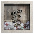 thumbnail image 1 of Lawrence Frames 10x10 Weathered Birch Shadow Box Beer Cap Holder, 1 of 3