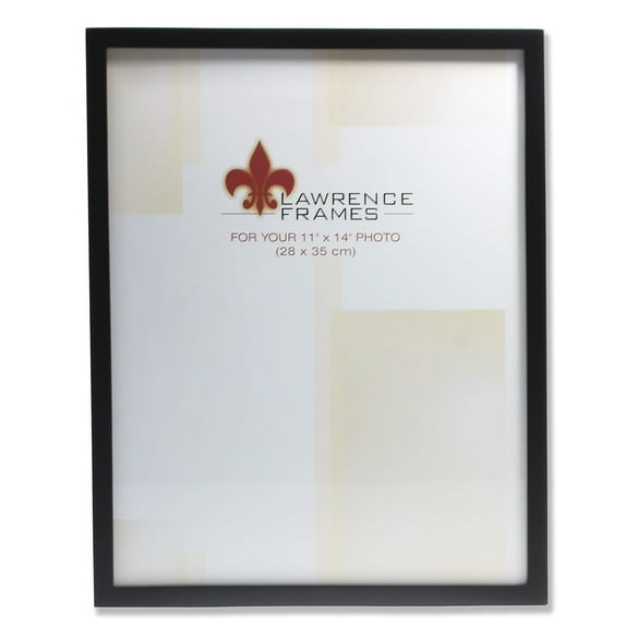 Lawrence Frames 11" x 14" Wooden Black Picture Frame Black (755511)