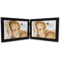 thumbnail image 1 of Lawrence Frames 230075D Black Aluminum Double Picture Frame, 7 by 5-Inch, 1 of 2