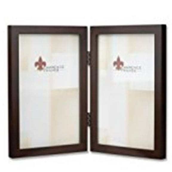 Lawrence Frames  4 x 6 Double Espresso Wood Frame