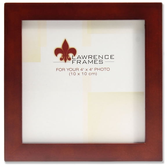Lawrence Frames 4x4 Walnut Wood Picture Frame - Gallery Collection (755644)