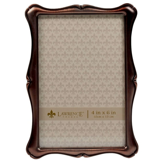 Lawrence Frames 4x6 Oil Rubbed Bronze Romance Picture Frame 712146
