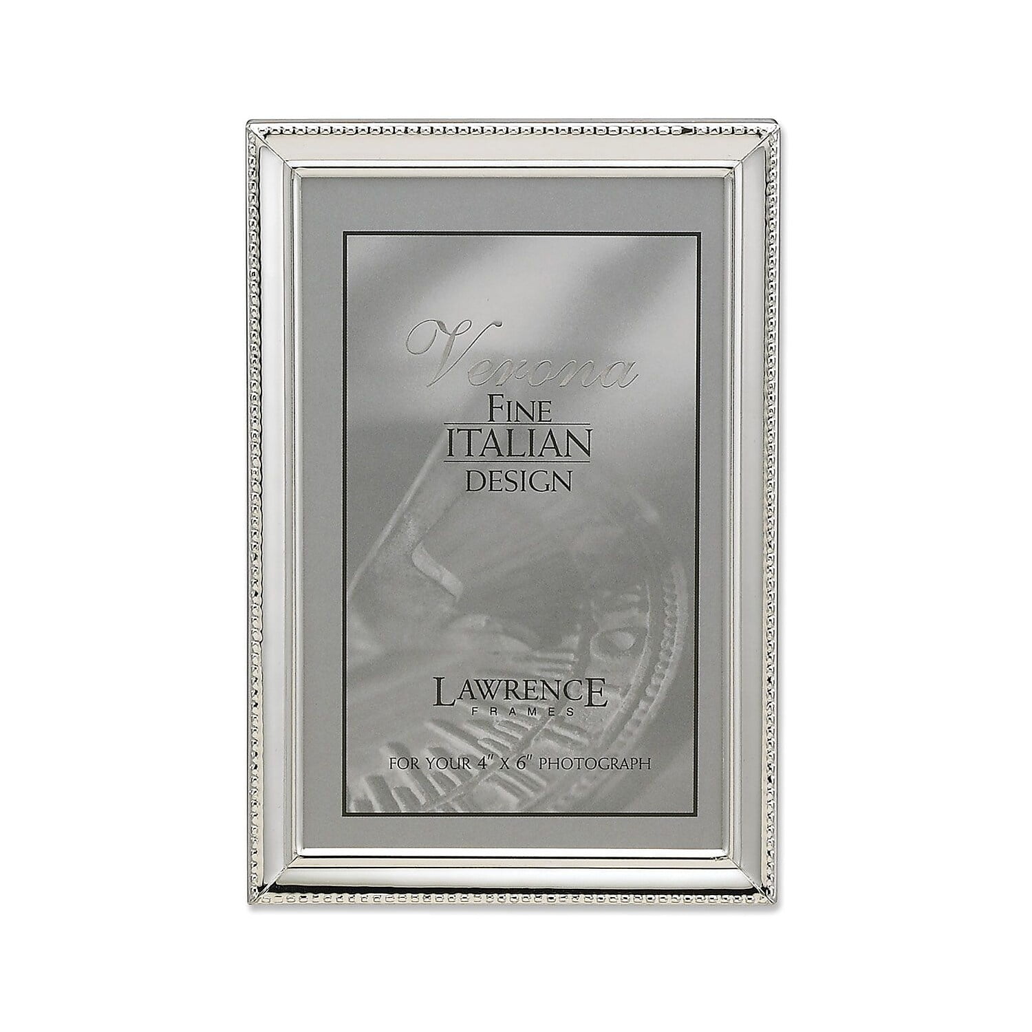 https://i5.walmartimages.com/seo/Lawrence-Frames-4x6-Picture-Frame-with-Bead-Border-Design-Silver_df7902d1-18cb-49cf-9bcc-e5fe87df962c.b5f190e0288111edc86f4070ba837b4a.jpeg
