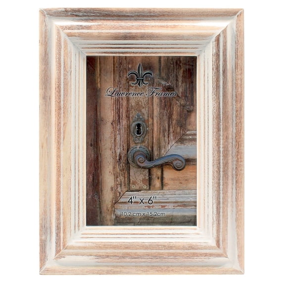 Lawrence Frames 4x6 White Wash Maple Picture Frame 732146