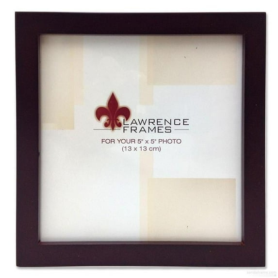 Lawrence Frames 5 x 5 Espresso Wood Frame