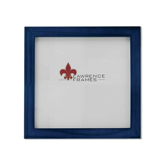 Lawrence Frames 5x5 Blue Wood Picture Frame - Gallery Collection 755755