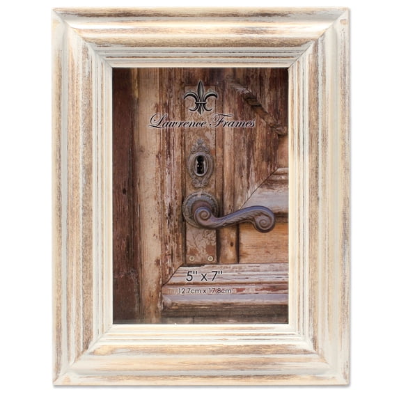 Lawrence Frames 5x7 White Wash Maple Picture Frame