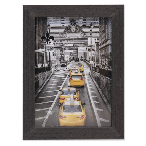 Lawrence Frames 7.95 in x 5.95 in Wood Picture Frame, Black