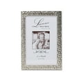 thumbnail image 1 of Lawrence Frames 710846 Shimmer Silver Metal 6.54" x 4.57" Picture Frame, 1 of 2