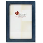 Lawrence Frames 755746 Lawrence Frames 4x6 Blue Wood Picture Frame - Gallery Collection