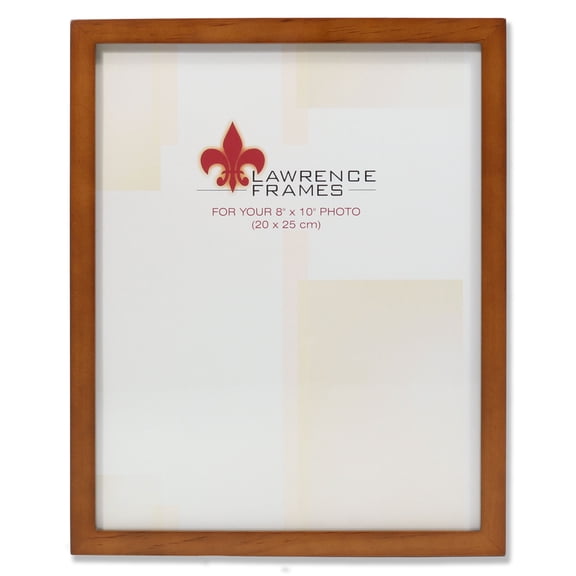 Lawrence Frames 766080 Nutmeg Wood 8x10 Picture Frame - Gallery Collection