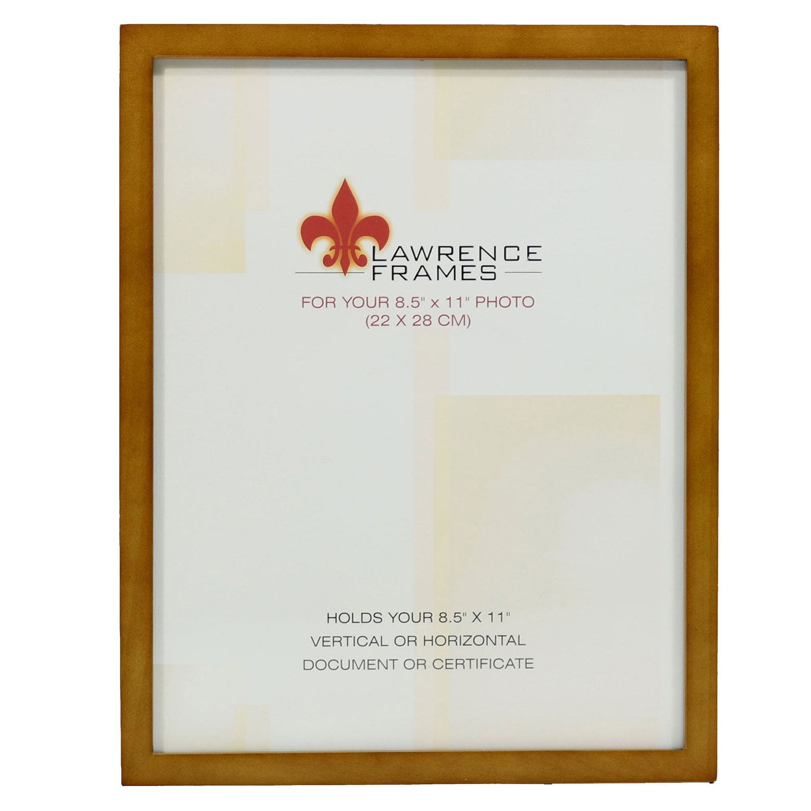 Lawrence Frames 766081 Nutmeg Wood 8.5x11 Picture Frame Gallery