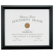 Lawrence Frames 8.5x11 Black Document Picture Frame