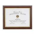 thumbnail image 1 of Lawrence Frames 8.5x11 Walnut and Gold Document & Diploma Picture Frame, 1 of 1