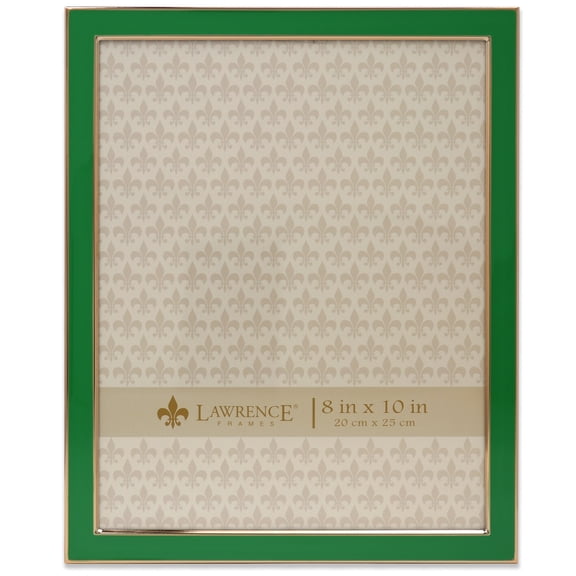 Lawrence Frames 8.78" x 10.79" Polystyrene Picture Frame, Green