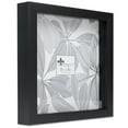 thumbnail image 1 of Lawrence Frames 8.9 in x 8.9 in Polystyrene Shadow Box, Black, 1 of 3