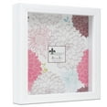 thumbnail image 1 of Lawrence Frames 8.9 in x 8.9 in Polystyrene Shadow Box, White, 1 of 3